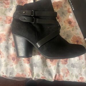 Torrid Black Strappy Ankle Booties